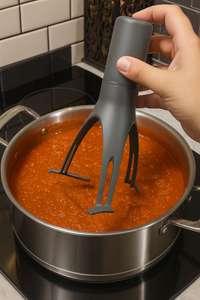 Automatyczne mieszadło do garnka – trójkątna ubijaczka na baterie