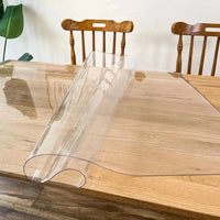 Przezroczysta mata stołowa z PVC – wodoodporna i olejoodporna